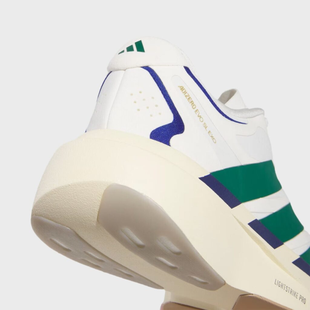 Кроссовки adidas Adizero Evo SL Exo Suede - Core White / Collegiate Green / Cream White