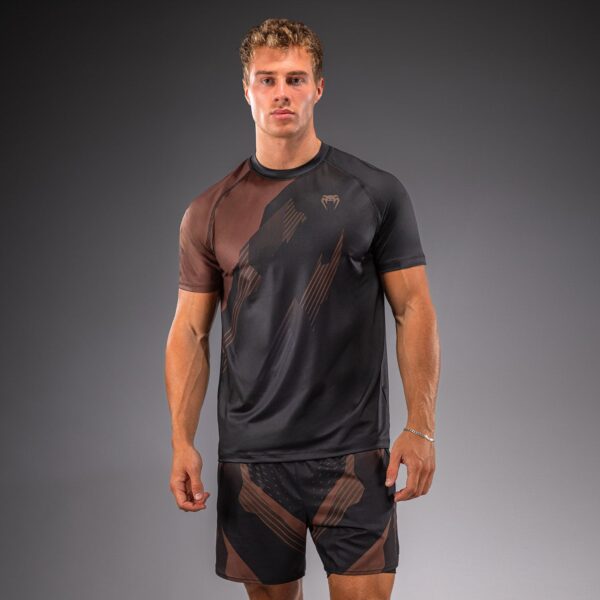 Футболка Venum No- 6.0 Dry Tech - Black/Brown