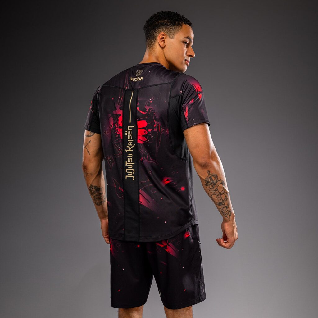 Футболка Jujutsu Kaisen x Venum Itadori Dry-Tech - Black/Red