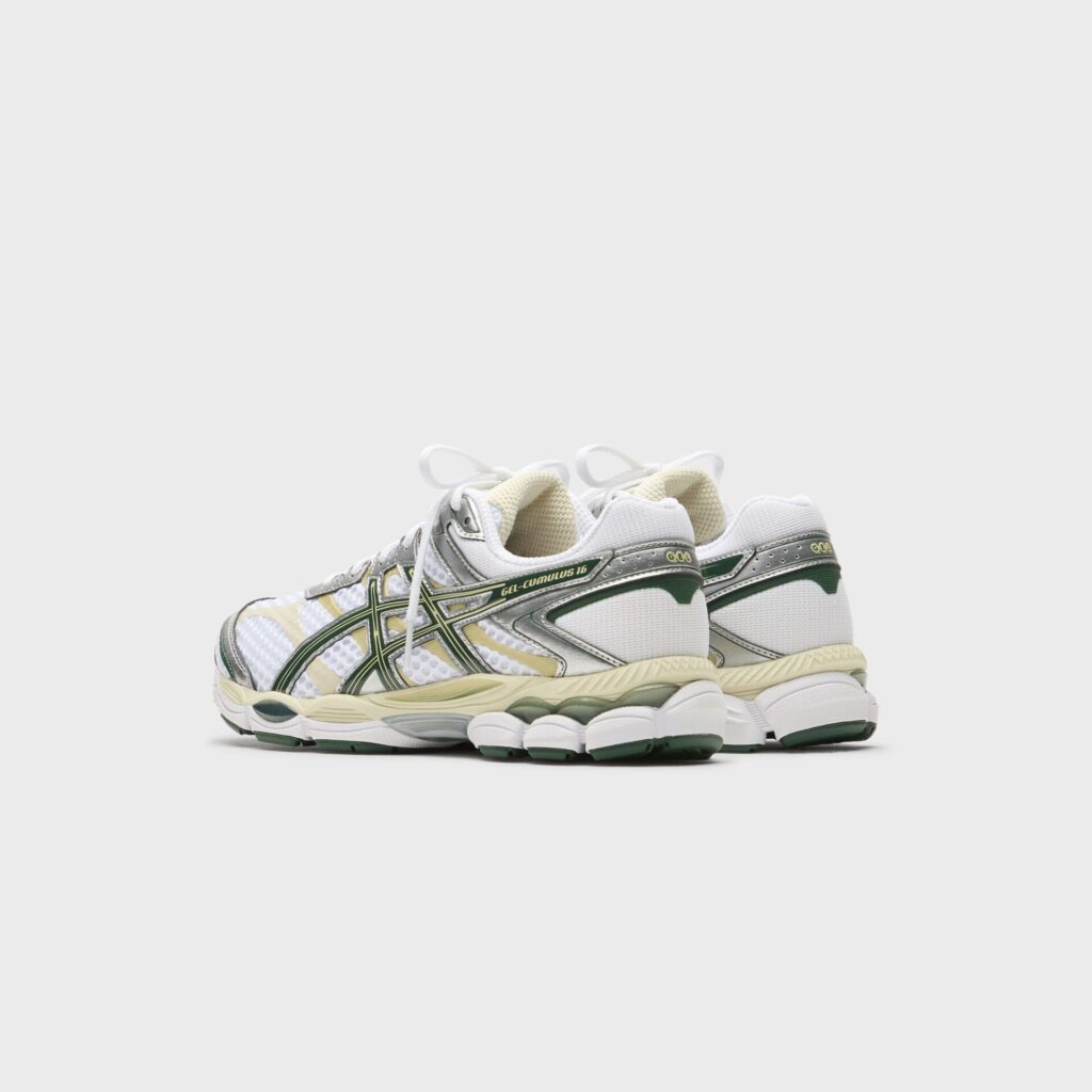 Кроссовки ASICS Gel-Cumulus 16 - White / Forest Night