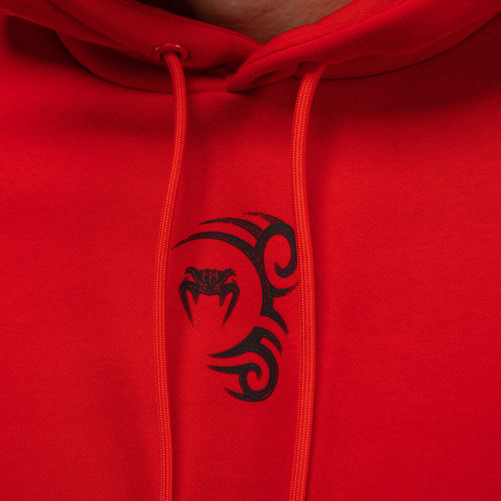 Худи Venum x Mike Tyson Tiger - Intense Red/Deep Black