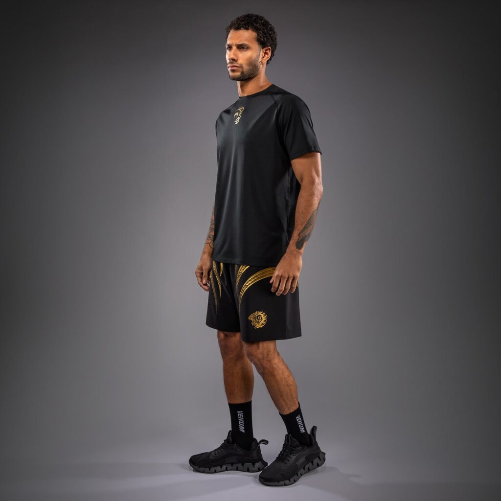 Футболка Venum x Mike Tyson Tiger Dry Tech - Black/Gold