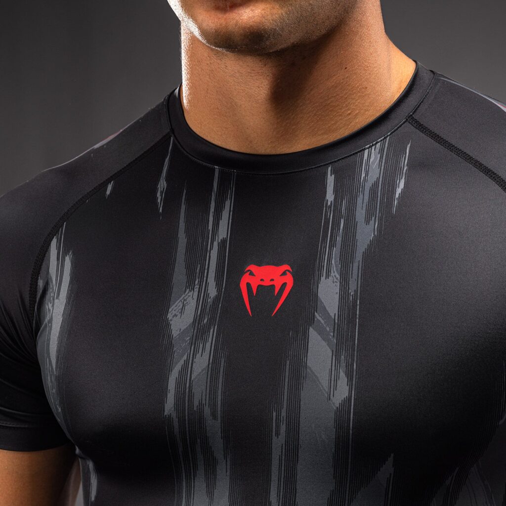 Рашгард Venum Demon Short Sleeve - Black/Grey