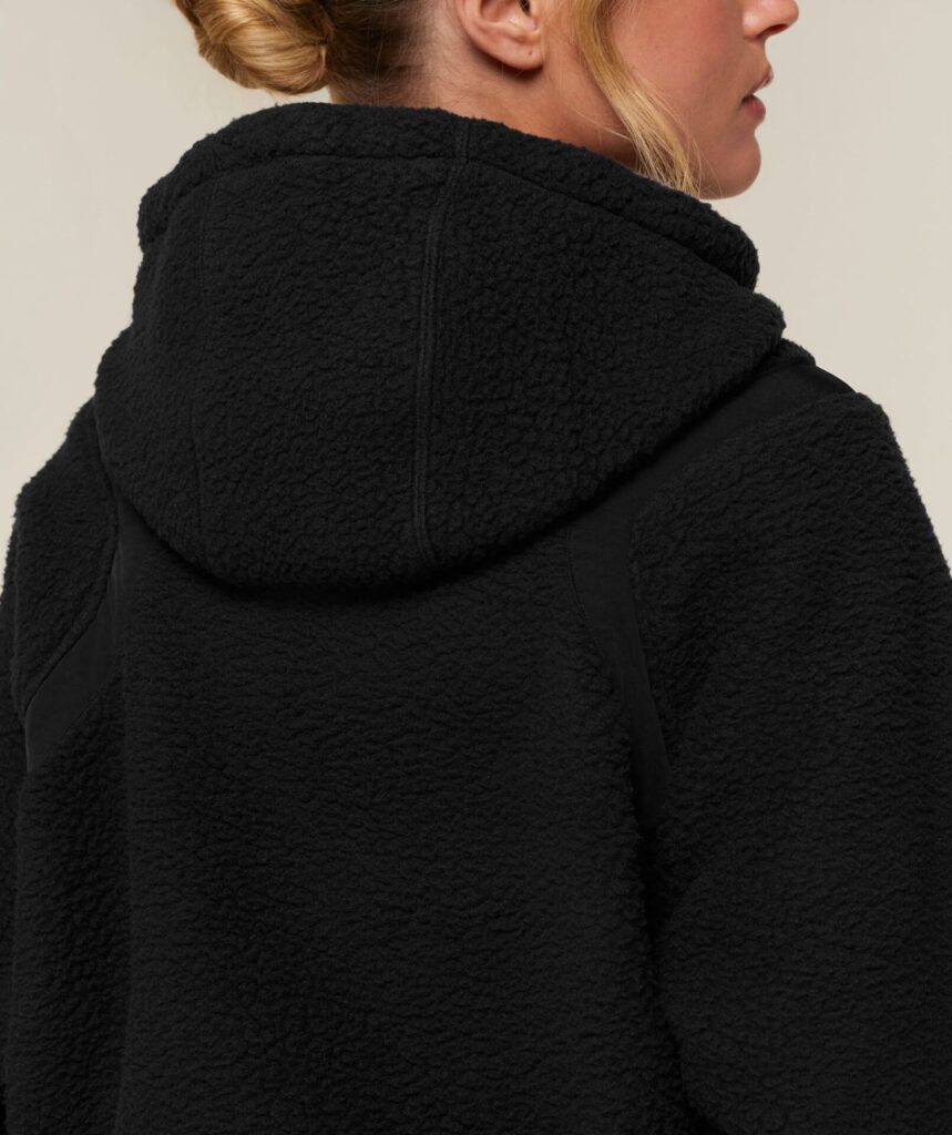 Куртка Gymshark Sherpa 1/4 Zip - Black