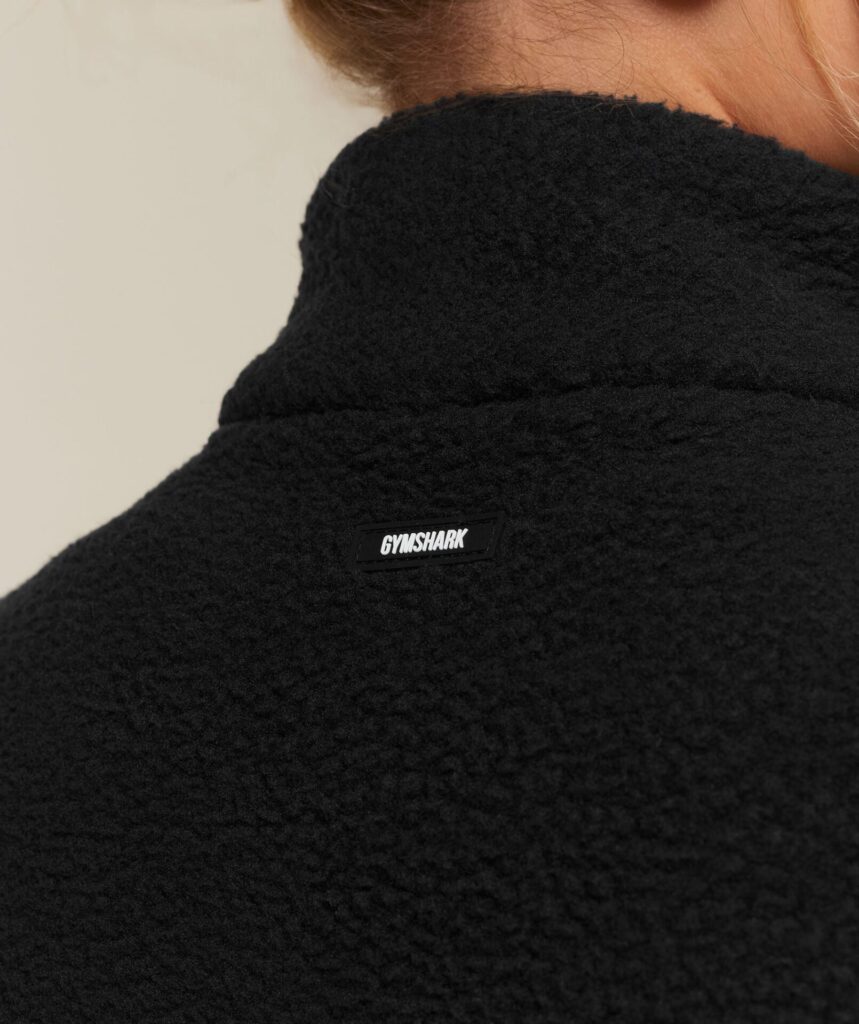 Куртка Gymshark Sherpa Gilet - Black