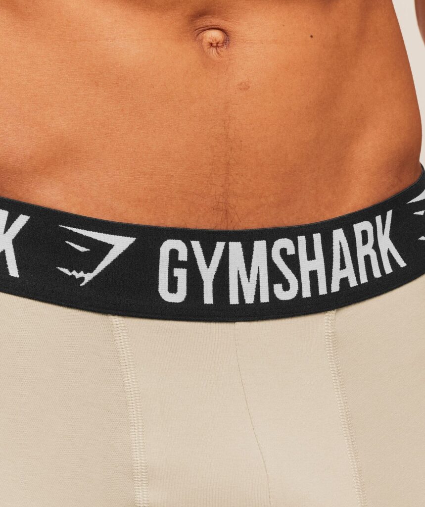Gymshark Boxer Brief 5PK - Chalk Beige/Canvas Green/Espresso Brown/Cherry Purple/Lifestyle Brown