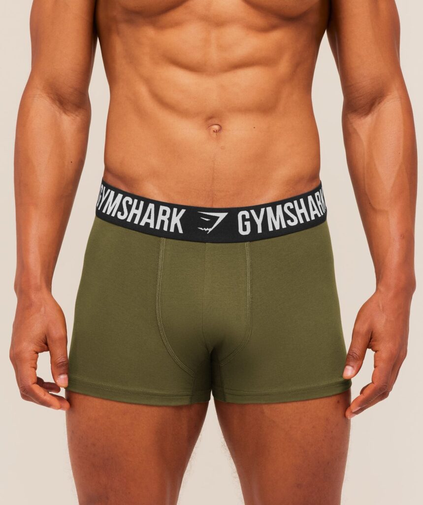 Gymshark Boxer Brief 5PK - Chalk Beige/Canvas Green/Espresso Brown/Cherry Purple/Lifestyle Brown