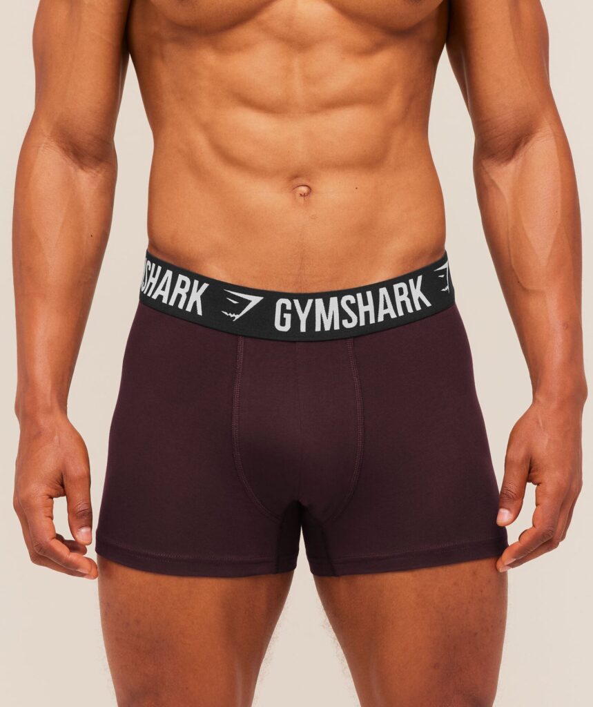 Gymshark Boxer Brief 5PK - Chalk Beige/Canvas Green/Espresso Brown/Cherry Purple/Lifestyle Brown