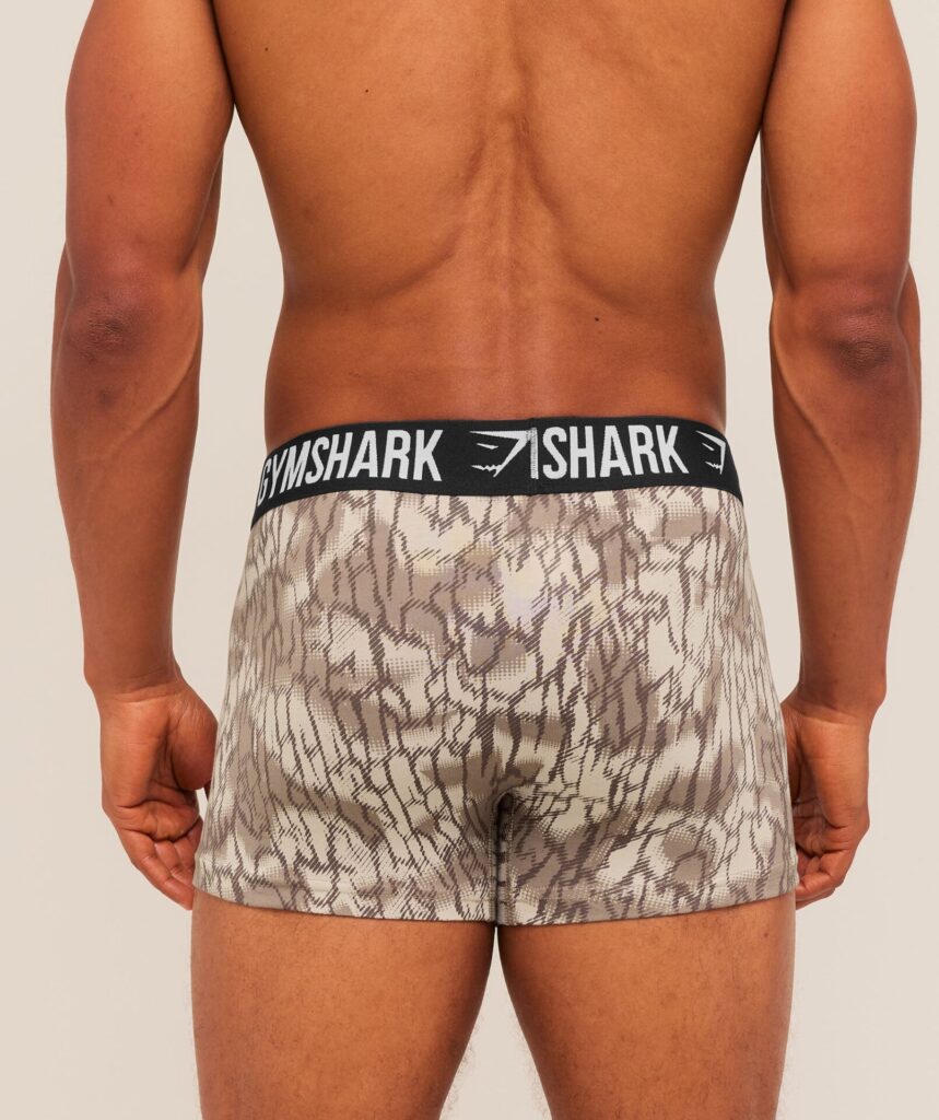 Gymshark Boxer Brief 3PK - Ash Grey/Chalk Beige/Lifestyle Brown
