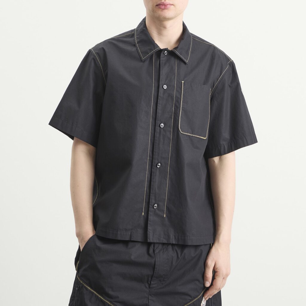 Футболка Moncler Contrast Stitch