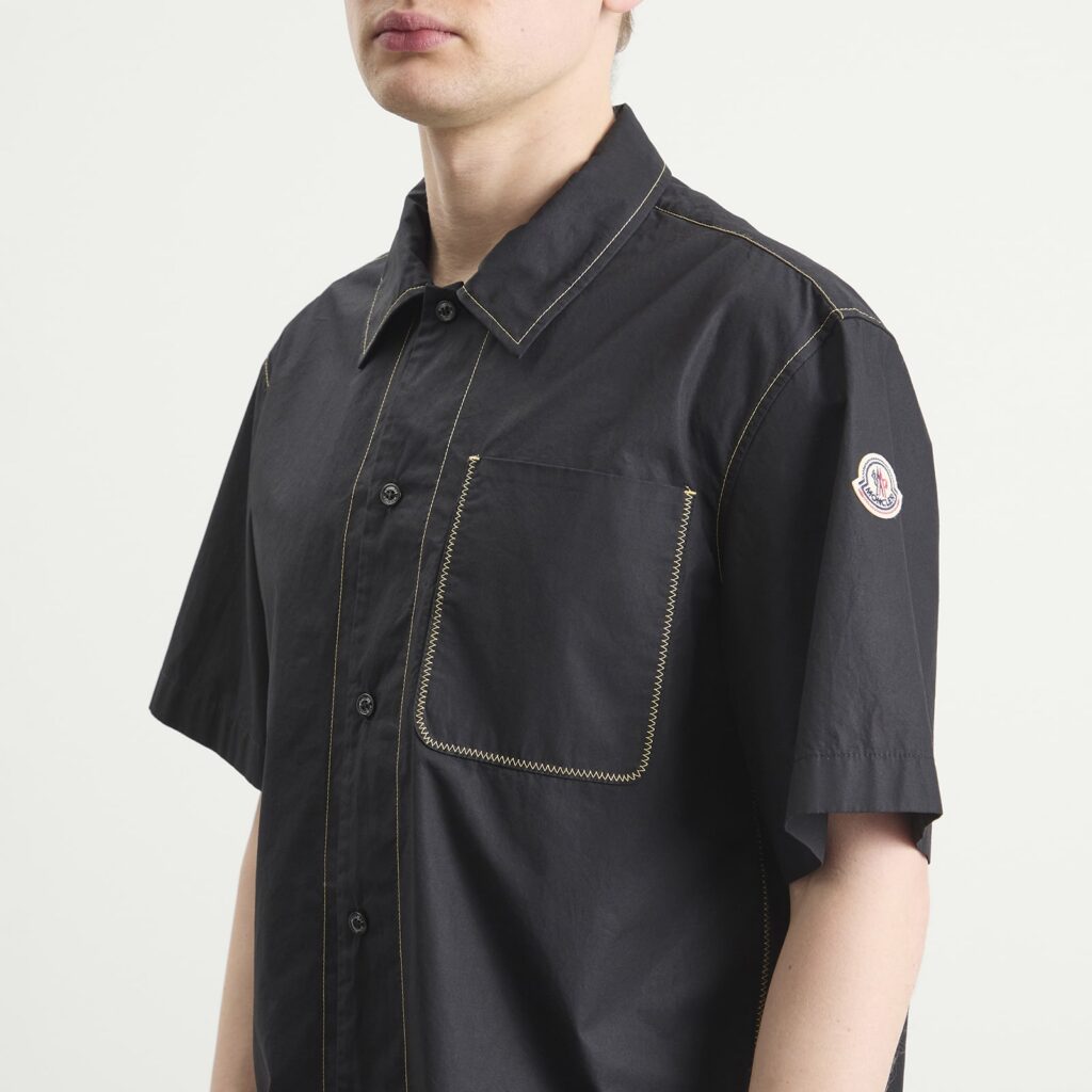 Футболка Moncler Contrast Stitch