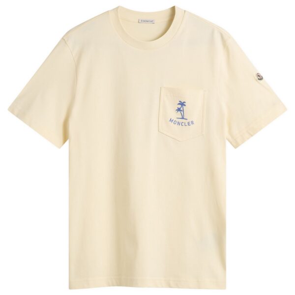 Футболка Moncler Palm Logo Pocket