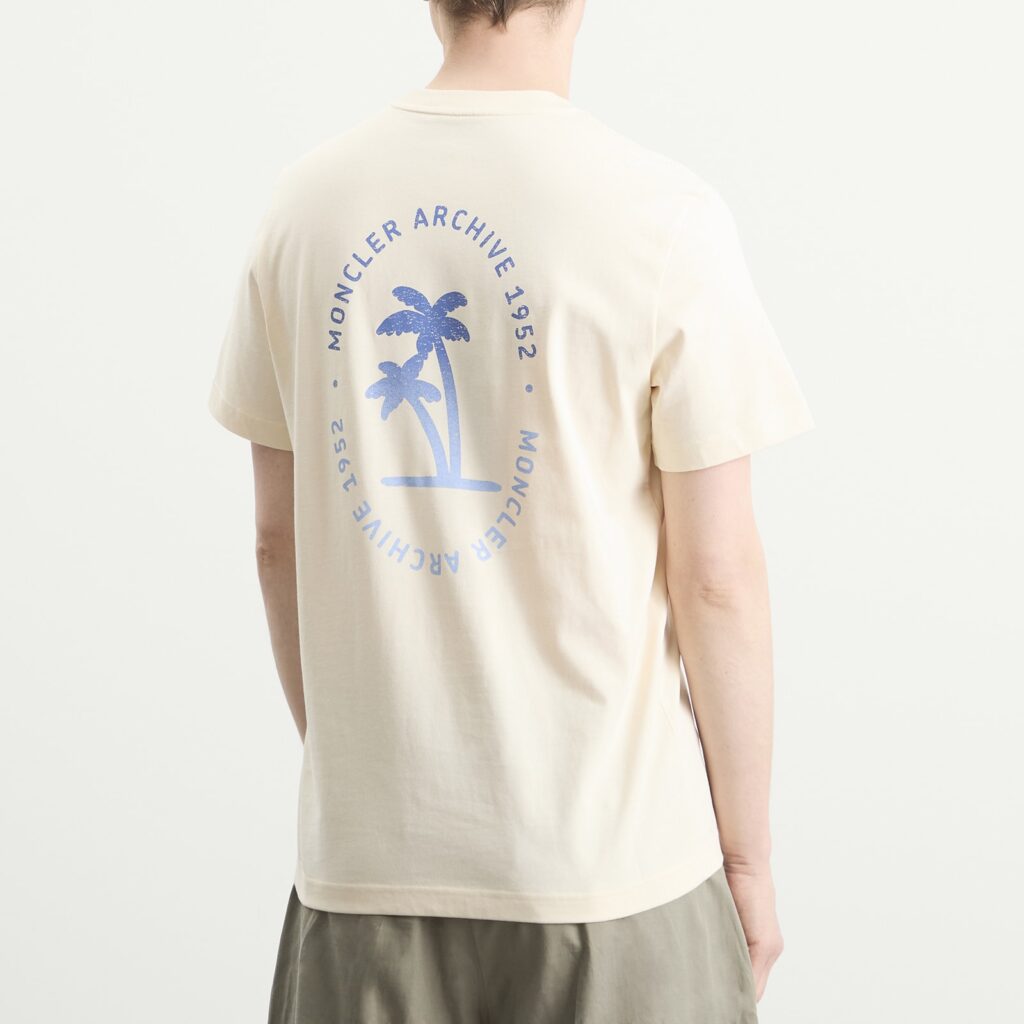 Футболка Moncler Palm Logo Pocket