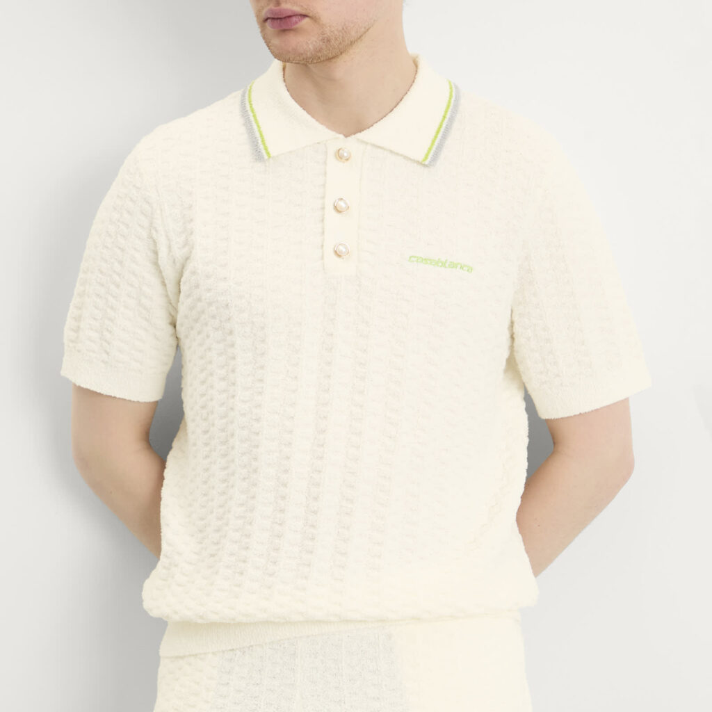 Футболка Casablanca теннисная а Boucle Polo