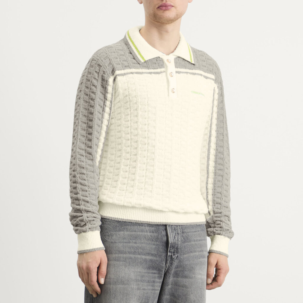 Футболка Casablanca Tennis Boucle Long Sleeve