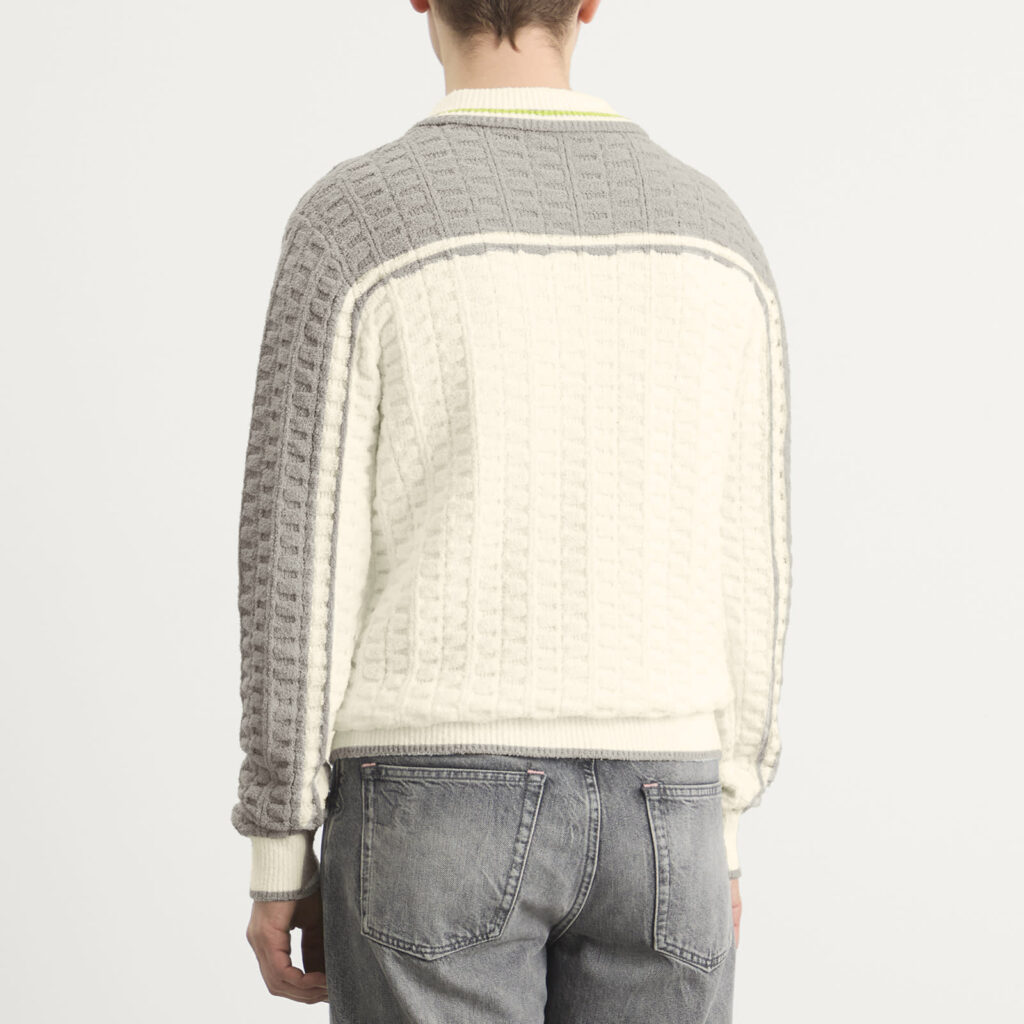 Футболка Casablanca Tennis Boucle Long Sleeve