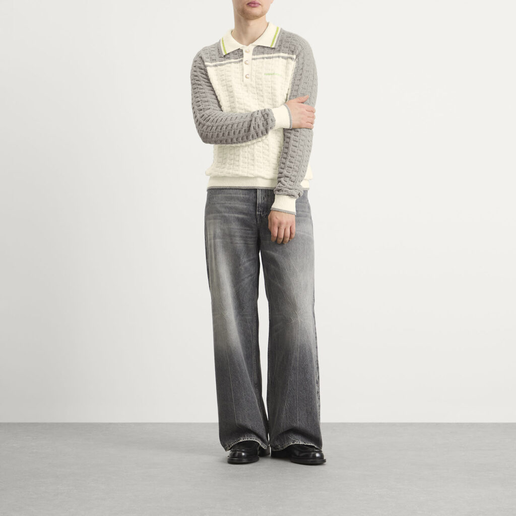 Футболка Casablanca Tennis Boucle Long Sleeve