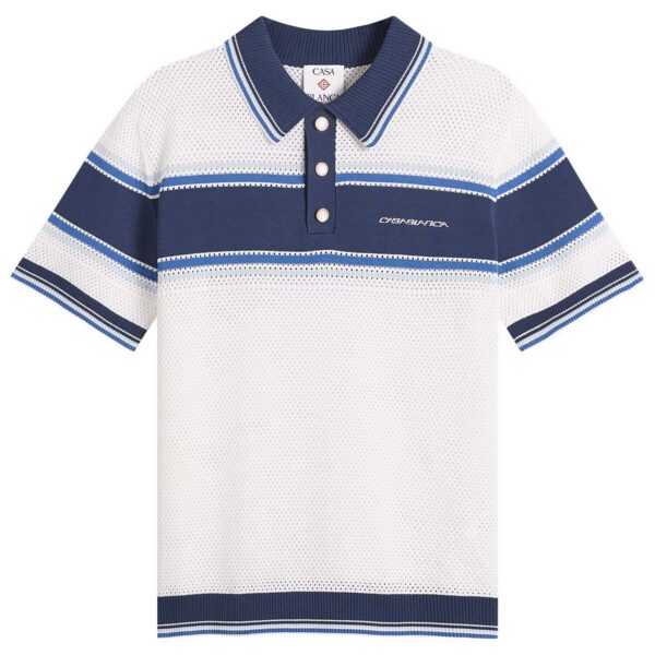 Рубашка Casablanca Mesh Stripe Поло