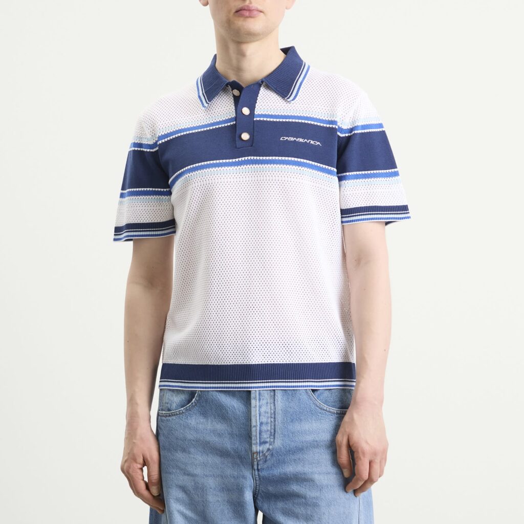 Рубашка Casablanca Mesh Stripe Поло