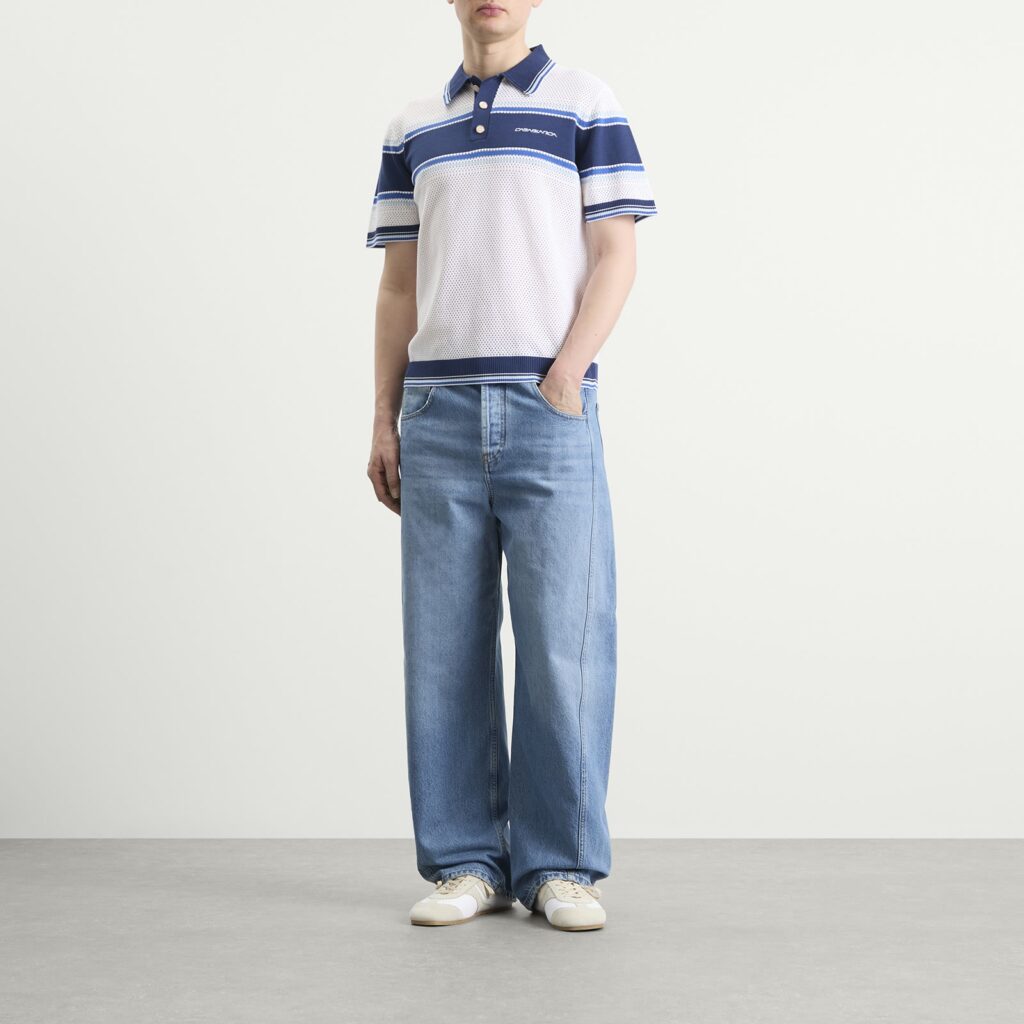 Рубашка Casablanca Mesh Stripe Поло