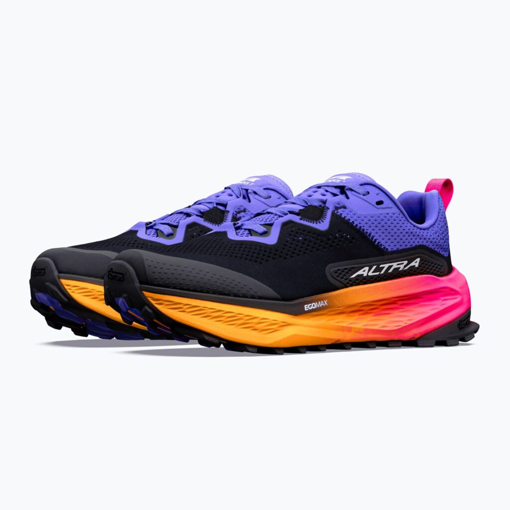 Женские кроссовки Altra Olympus 7 черно-белые/фиолетовые