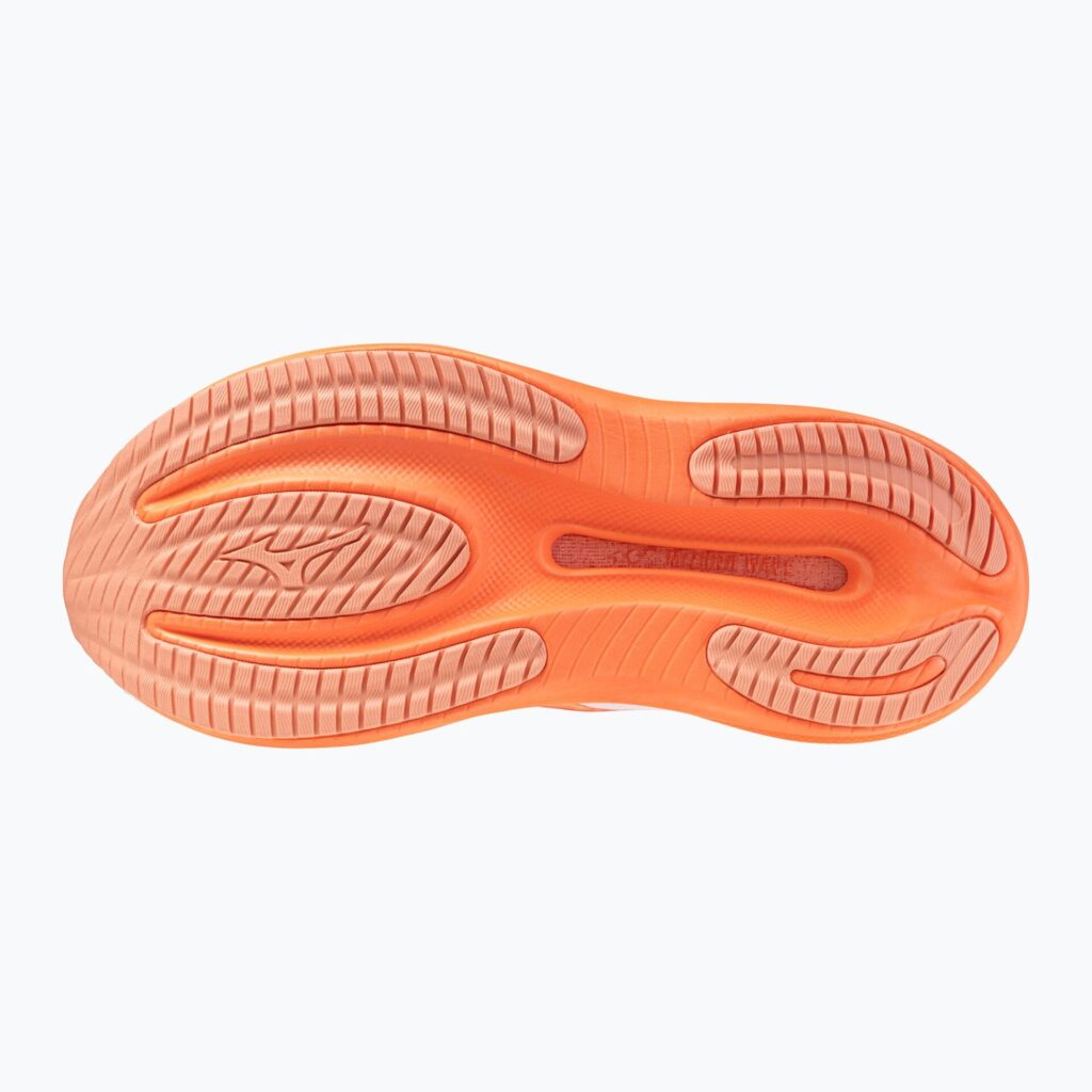 Женские кроссовки для бега Mizuno Wave Rider 30 white/flamingo coral/lime pulp