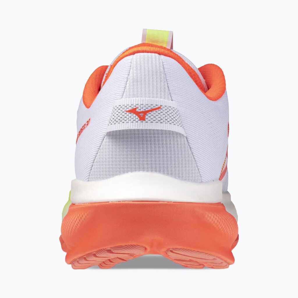 Женские кроссовки для бега Mizuno Wave Rider 30 white/flamingo coral/lime pulp
