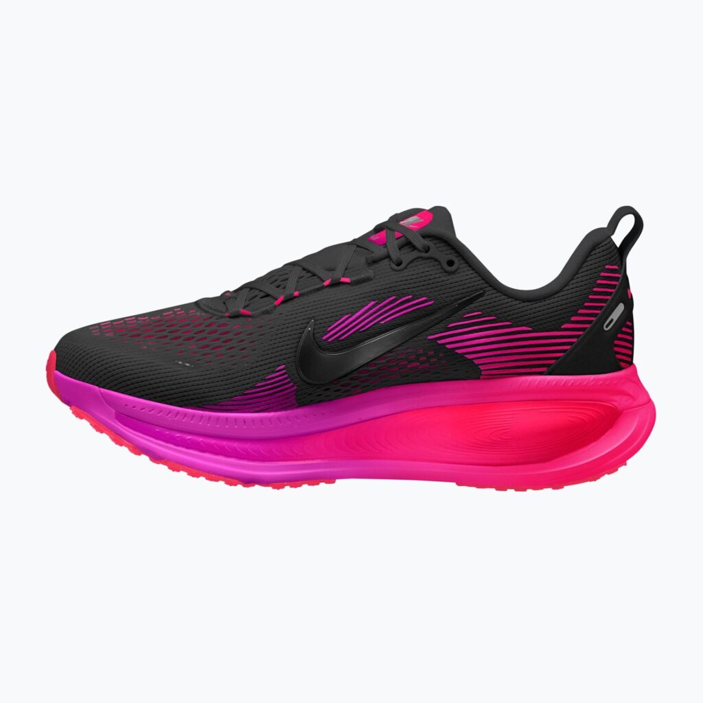 Женские Кроссовки Nike Vomero 18 черный/гипер розовый/лазерный малиновый/черный