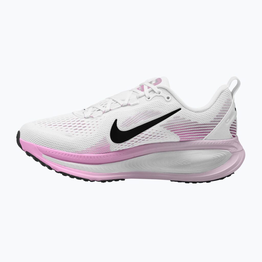Женская обувь Nike Vomero 18 белая / отбеленная сирень / светлая пурпурная / черная