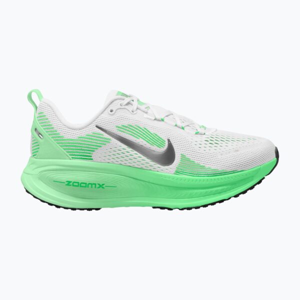 Женские кроссовки Nike Vomero 18 белого / зеленого / металлического серебра