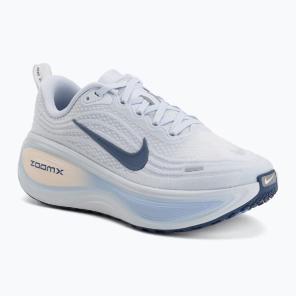 Женские Кроссовки Nike Vomero Plus белый / алюминиевый / футбольный серый / мистический флот