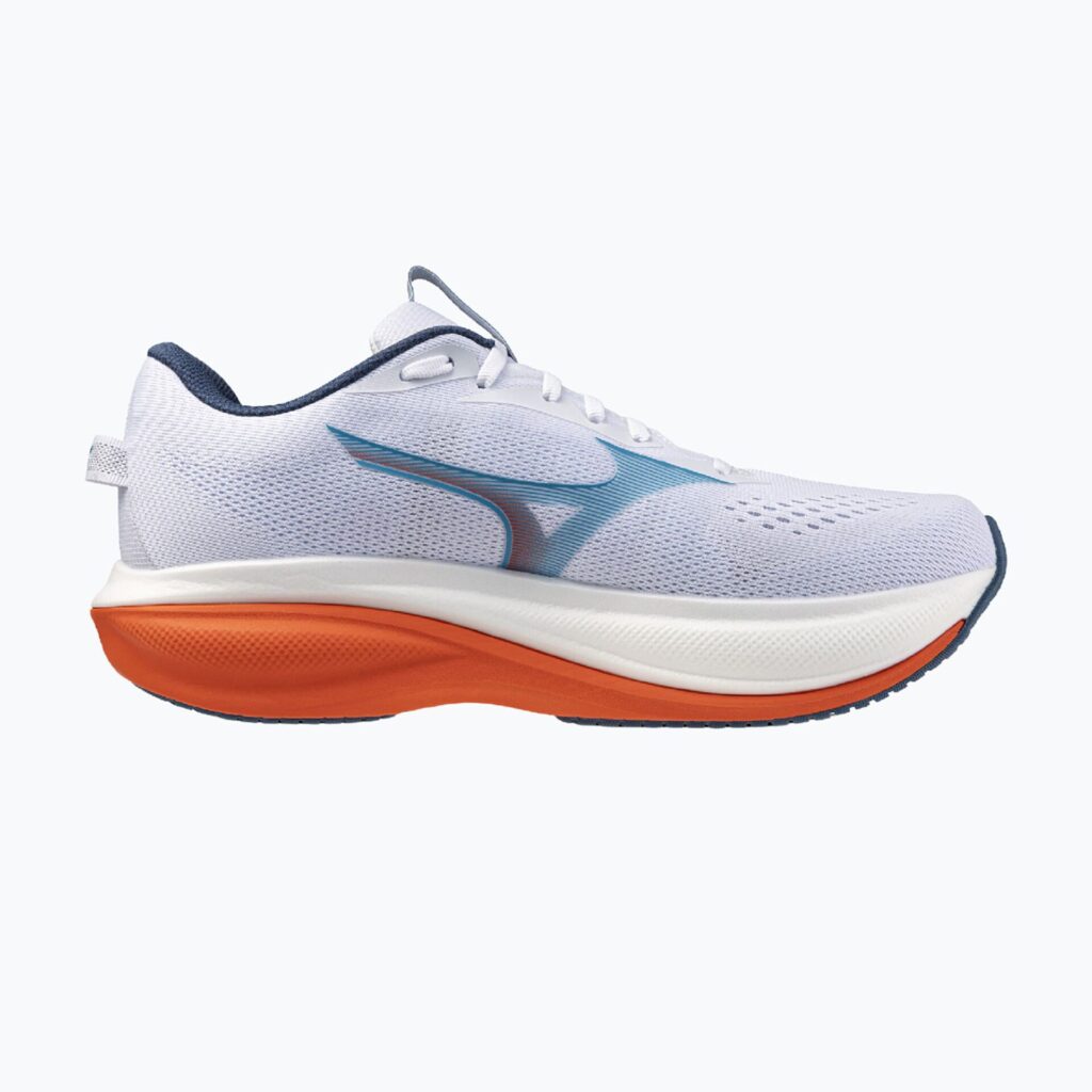 Кроссовки для бега Mizuno Wave Rider 30 white/blue jewel/orange