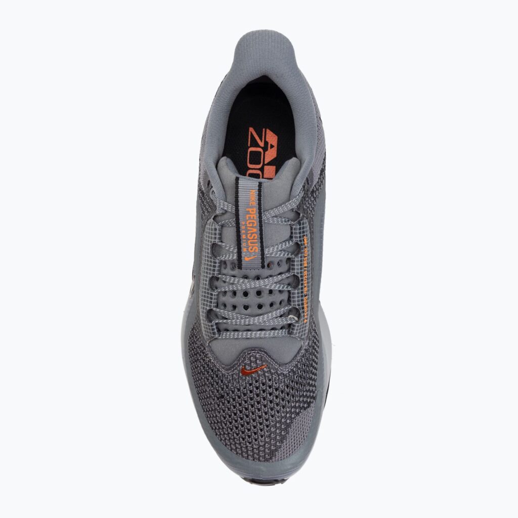 Кроссовки для бега Nike Pegasus Premium cool grey/wolf grey/safety orange/black