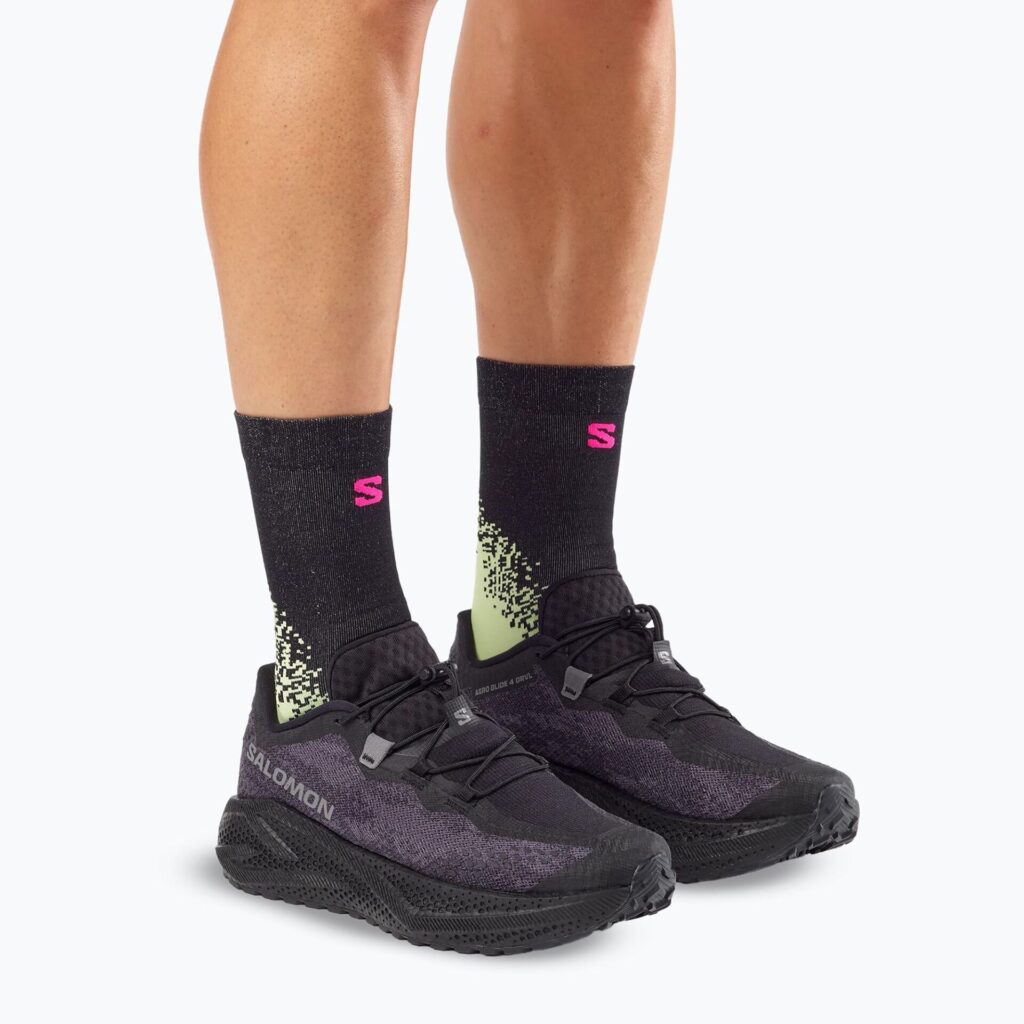 Кроссовки для бега Salomon Aero Glide 4 GRVL black/asphalt/black