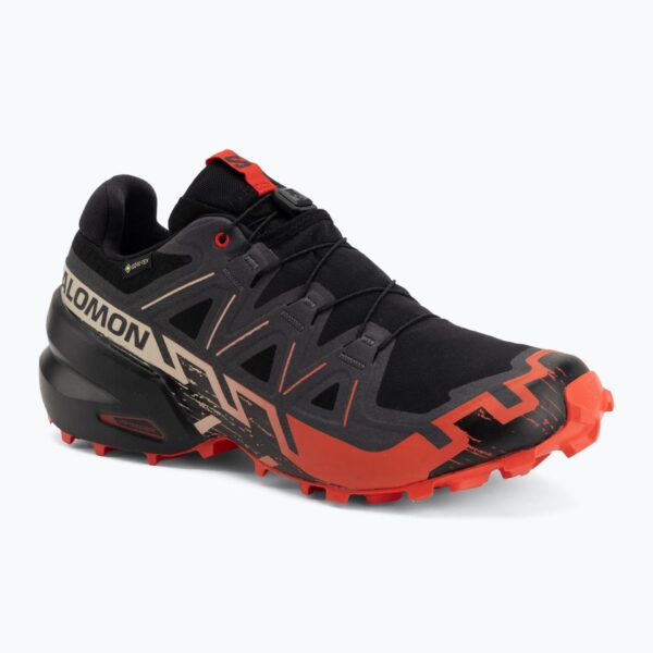 Кроссовки для бега Salomon Speedcross 6 GTX black/fiery red