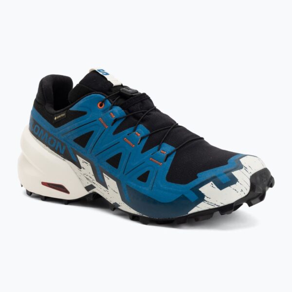 Кроссовки для бега Salomon Speedcross 6 GTX black/mykonos blue