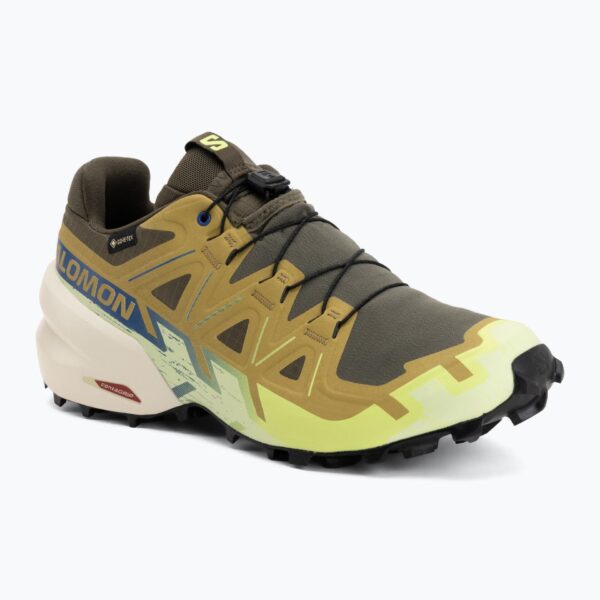 Кроссовки для бега Salomon Speedcross 6 GTX grape leaf/aspargus green