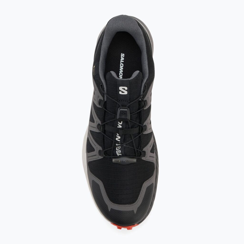Кроссовки для бега Salomon Speedcross Peak GTX black/castlerock/cherry tomato