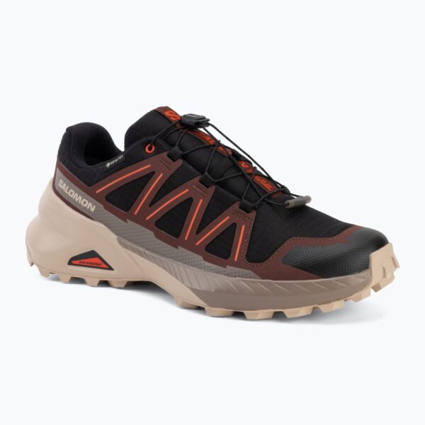 Кроссовки для бега Salomon Speedcross Peak GTX black/oxford tan