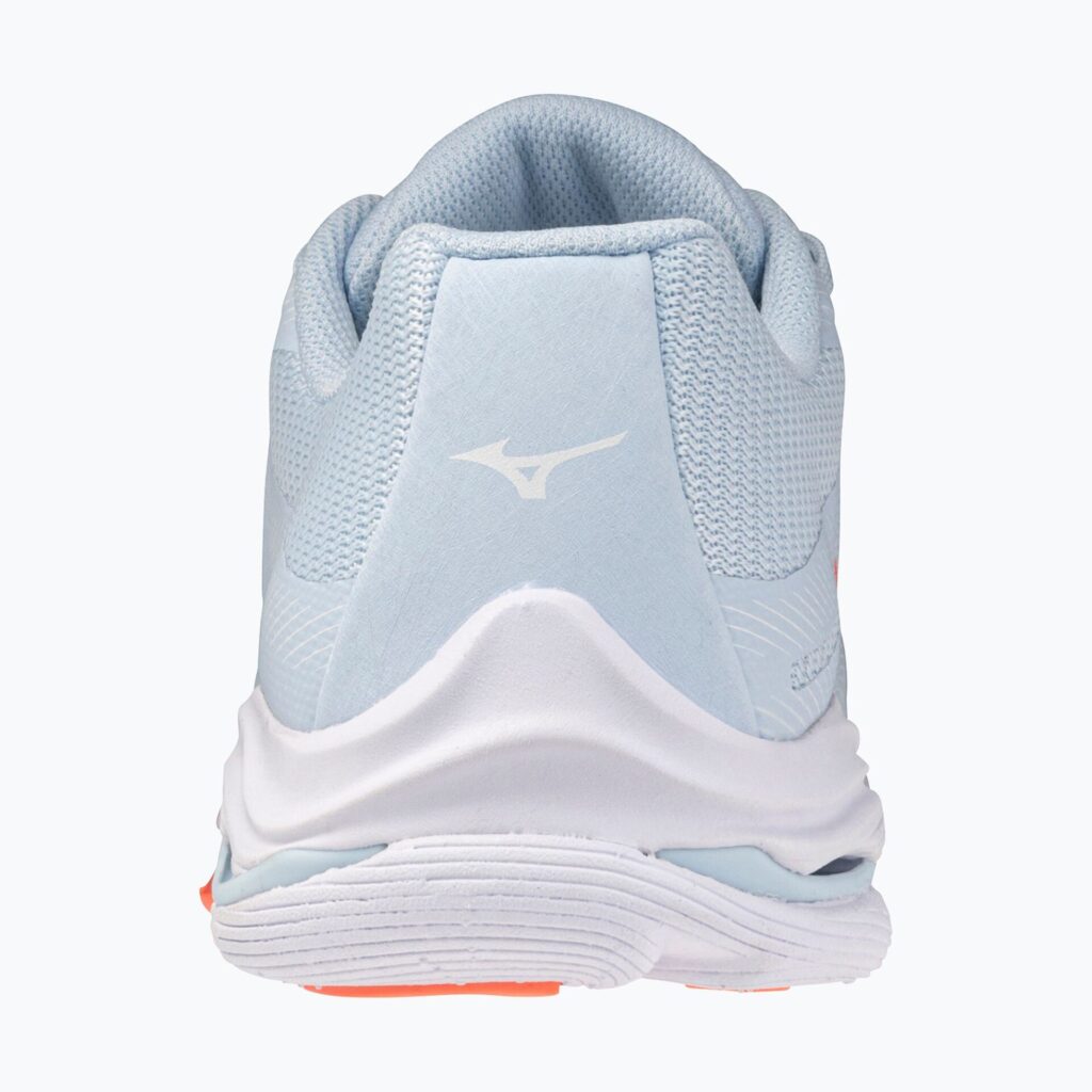 Женские волейбольные кроссовки Mizuno Wave Lightning Pro blue finch/lava orange/flamingo coral