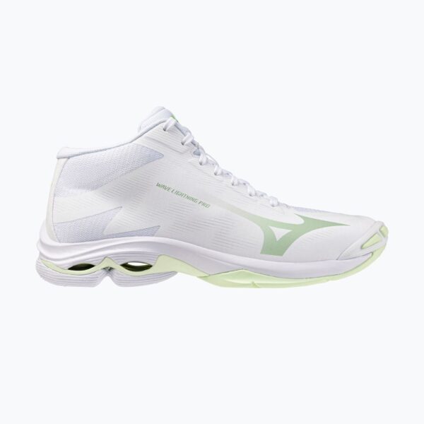 Женские волейбольные кроссовки Mizuno Wave Lightning Pro Mid white/aqua gray/ambrosia