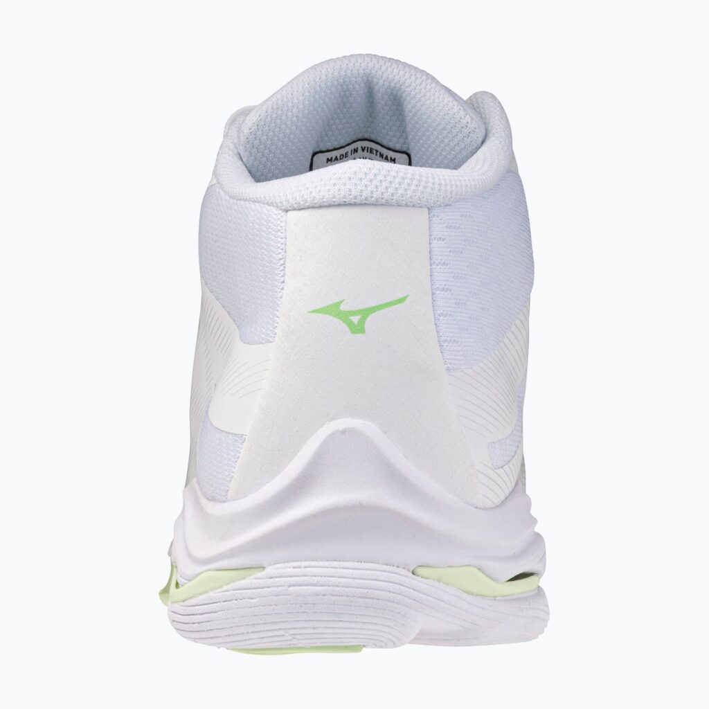 Женские волейбольные кроссовки Mizuno Wave Lightning Pro Mid white/aqua gray/ambrosia