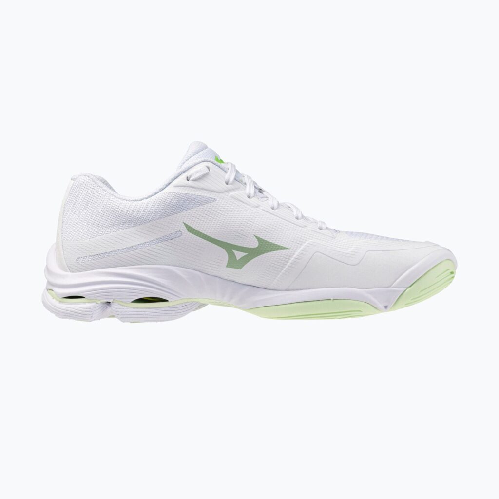 Женские волейбольные кроссовки Mizuno Wave Lightning Pro white/aqua gray/ambrosia