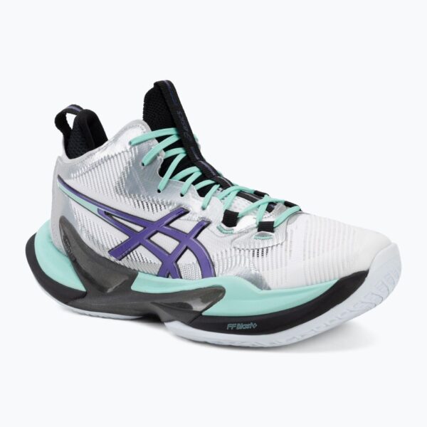 Волейбольные кроссовки ASICS Metarise 2 white/radiant amethyst