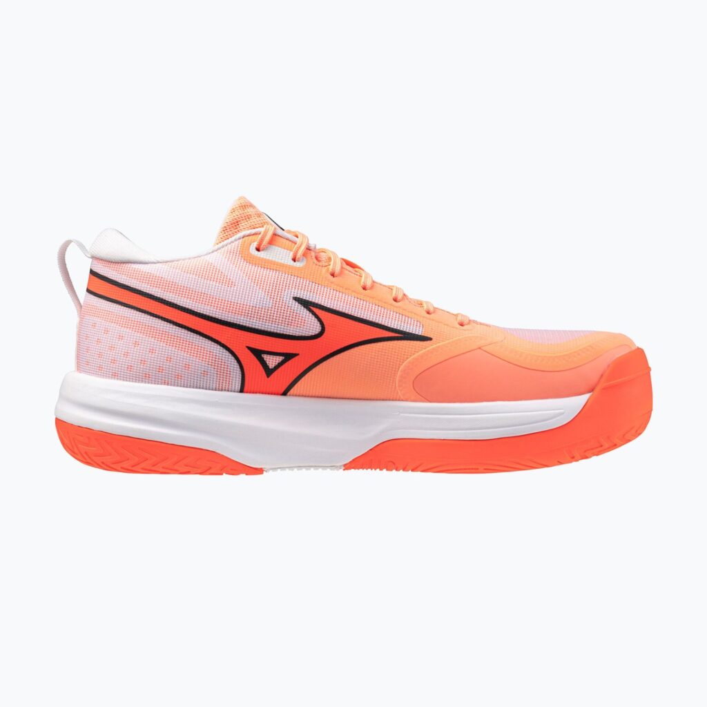 Волейбольные кроссовки Mizuno Neo Jump flamingo coral/lava orange/white