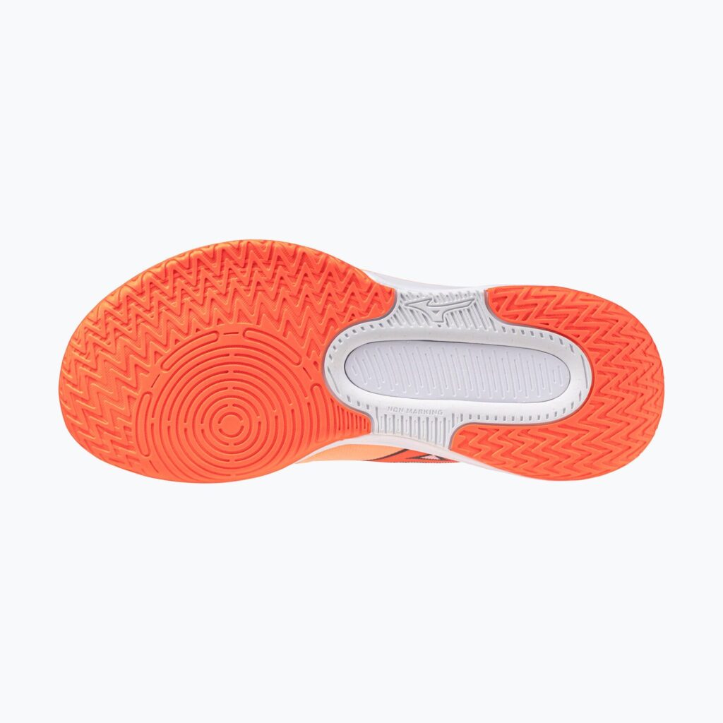 Волейбольные кроссовки Mizuno Neo Jump flamingo coral/lava orange/white