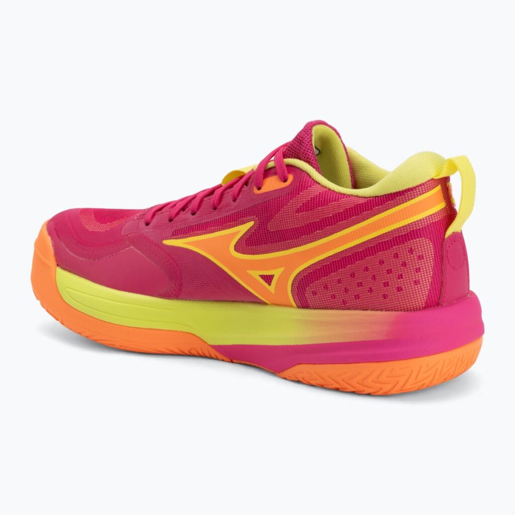 Волейбольные кроссовки Mizuno Neo Jump pink tetra/fortune yellow/light