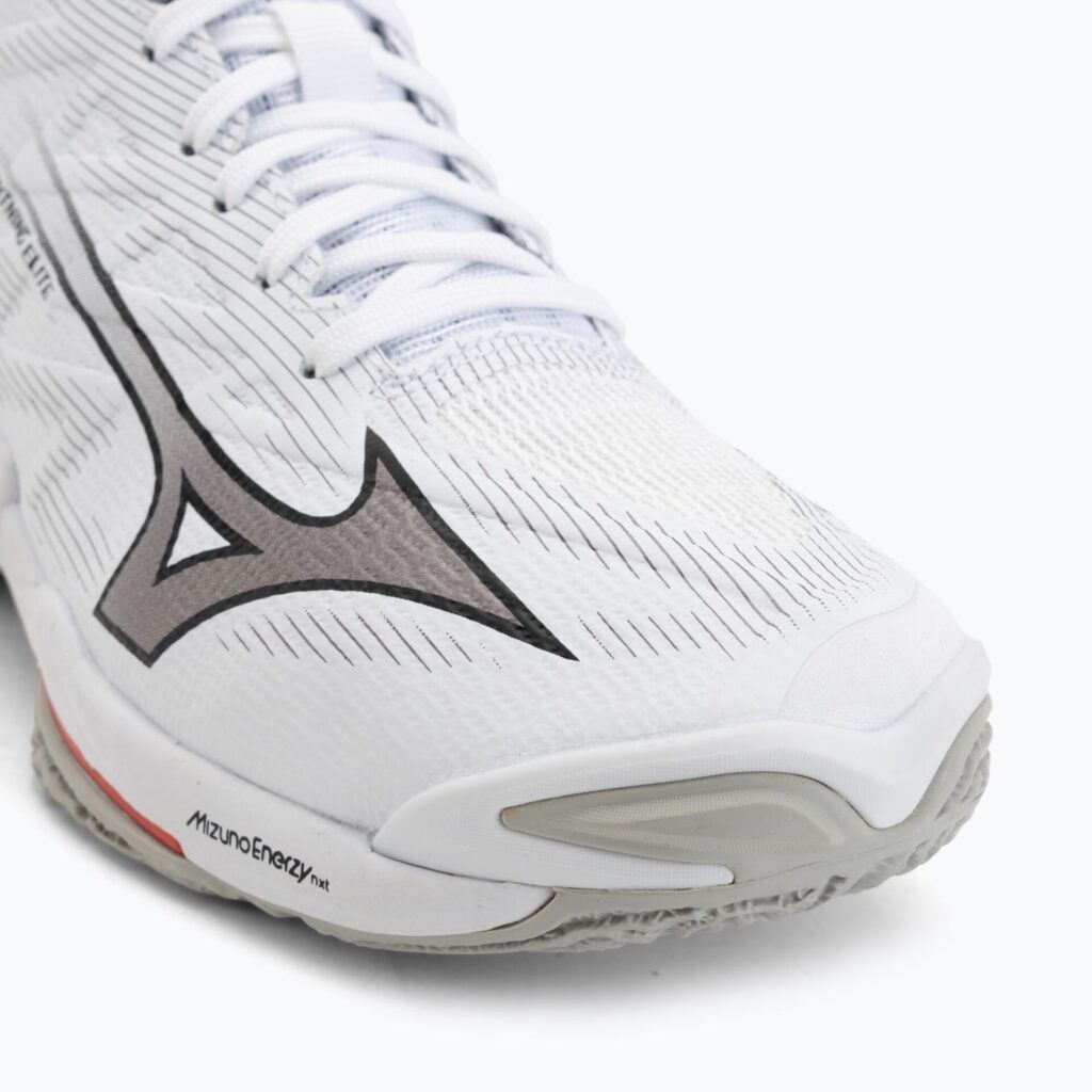 Волейбольные кроссовки Mizuno Wave Lightning Elite Mid white/black/fiery red