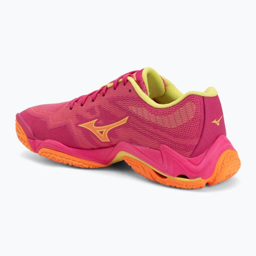 Волейбольные кроссовки Mizuno Wave Lightning Elite pink tetra/fortune yellow/ligh