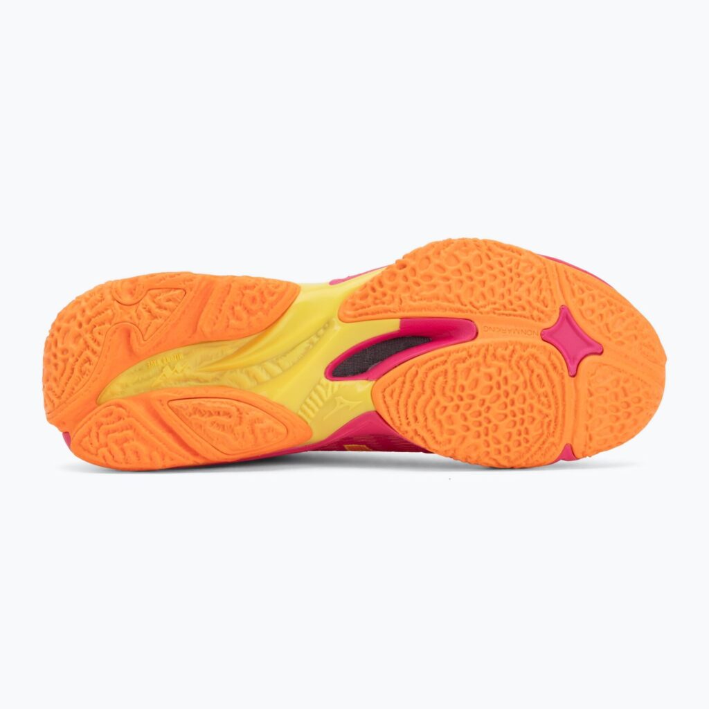 Волейбольные кроссовки Mizuno Wave Lightning Elite pink tetra/fortune yellow/ligh